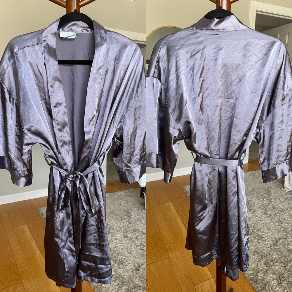 Satin Kimono Robe